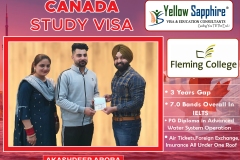 akash-deep-arora-fleming-college-canada-study-visa